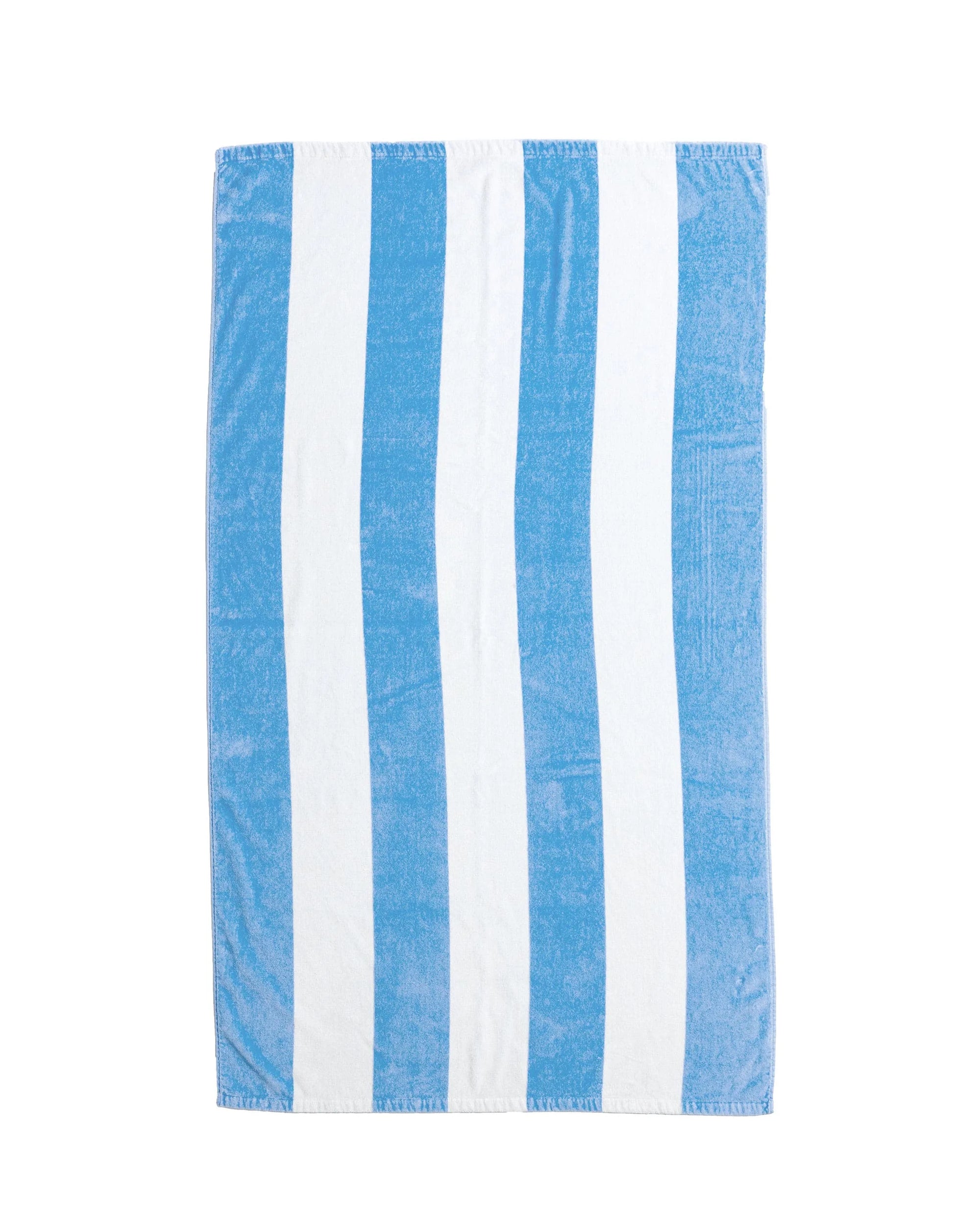 Blue Striped Cabana Beach Towel - The Preppy Bunny