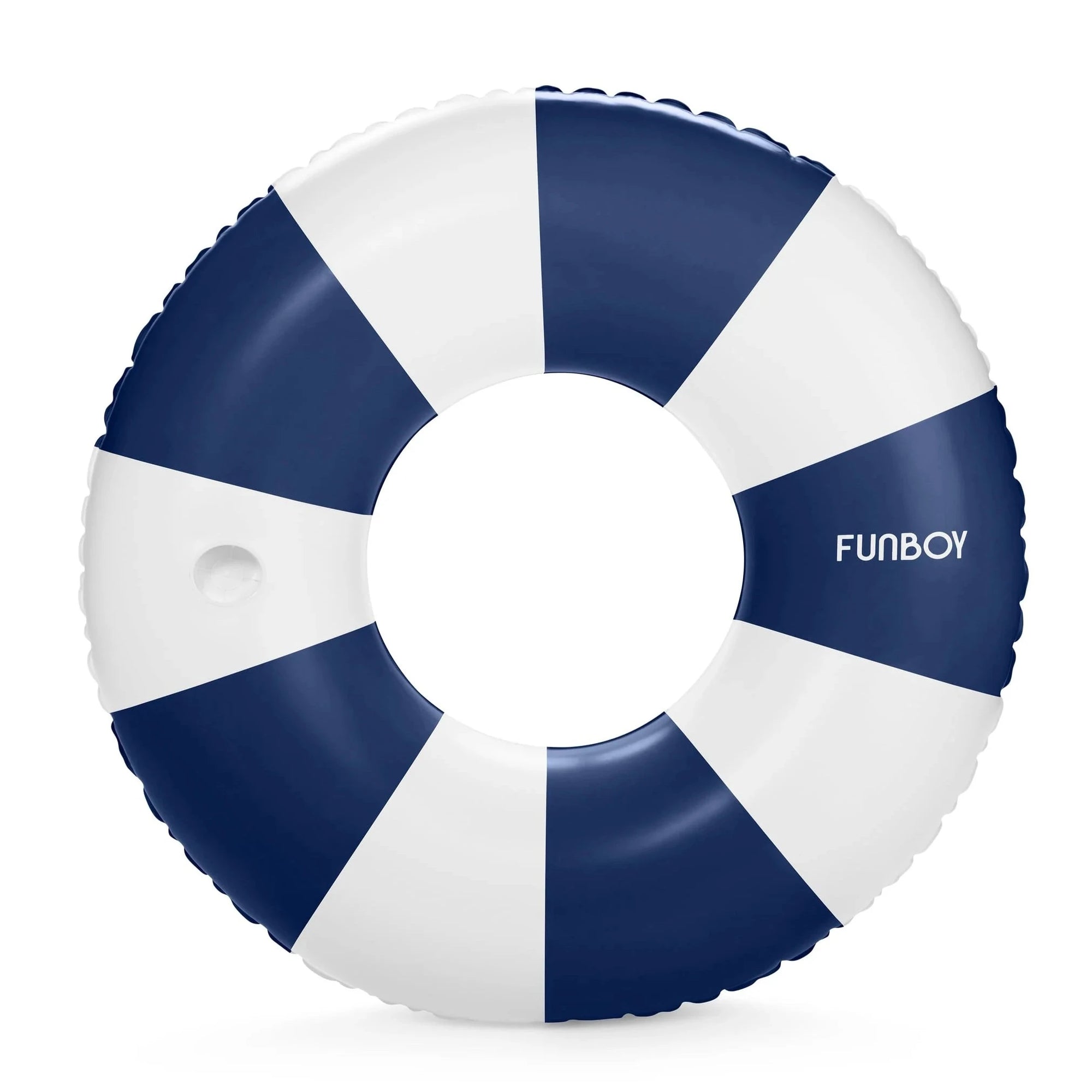 Navy Vintage Stripe Tube Float - The Preppy Bunny