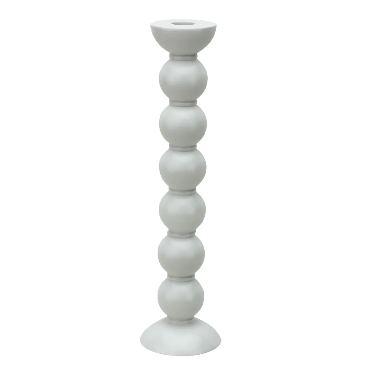 White Extra Tall Bobbin Candle Stick - The Preppy Bunny