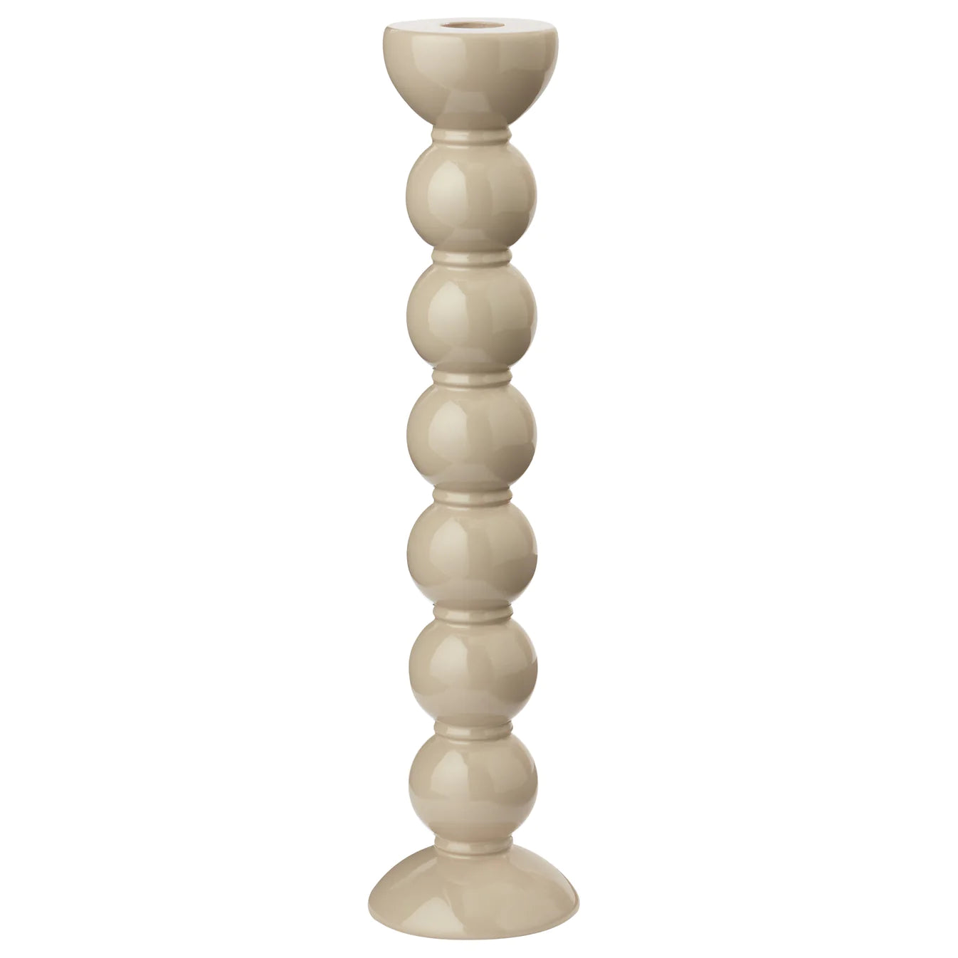 Cappuccino Extra Tall Bobbin Candle Stick - The Preppy Bunny