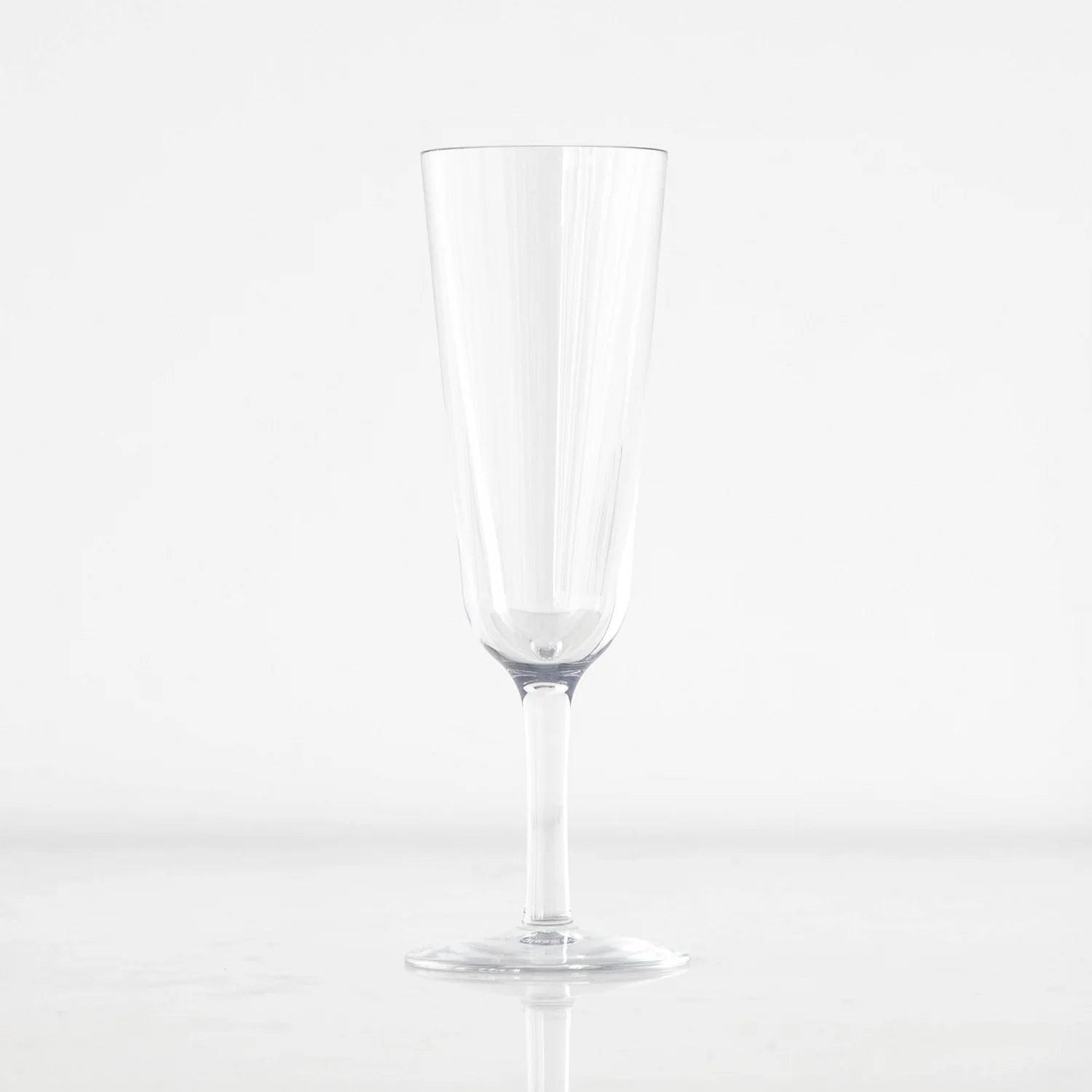 Clear Champagne Glass - The Preppy Bunny