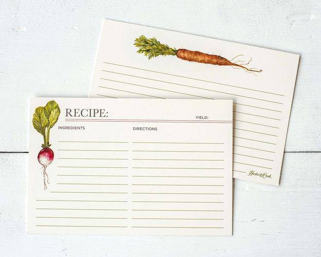 Farmers Market Recipe Cards - The Preppy Bunny