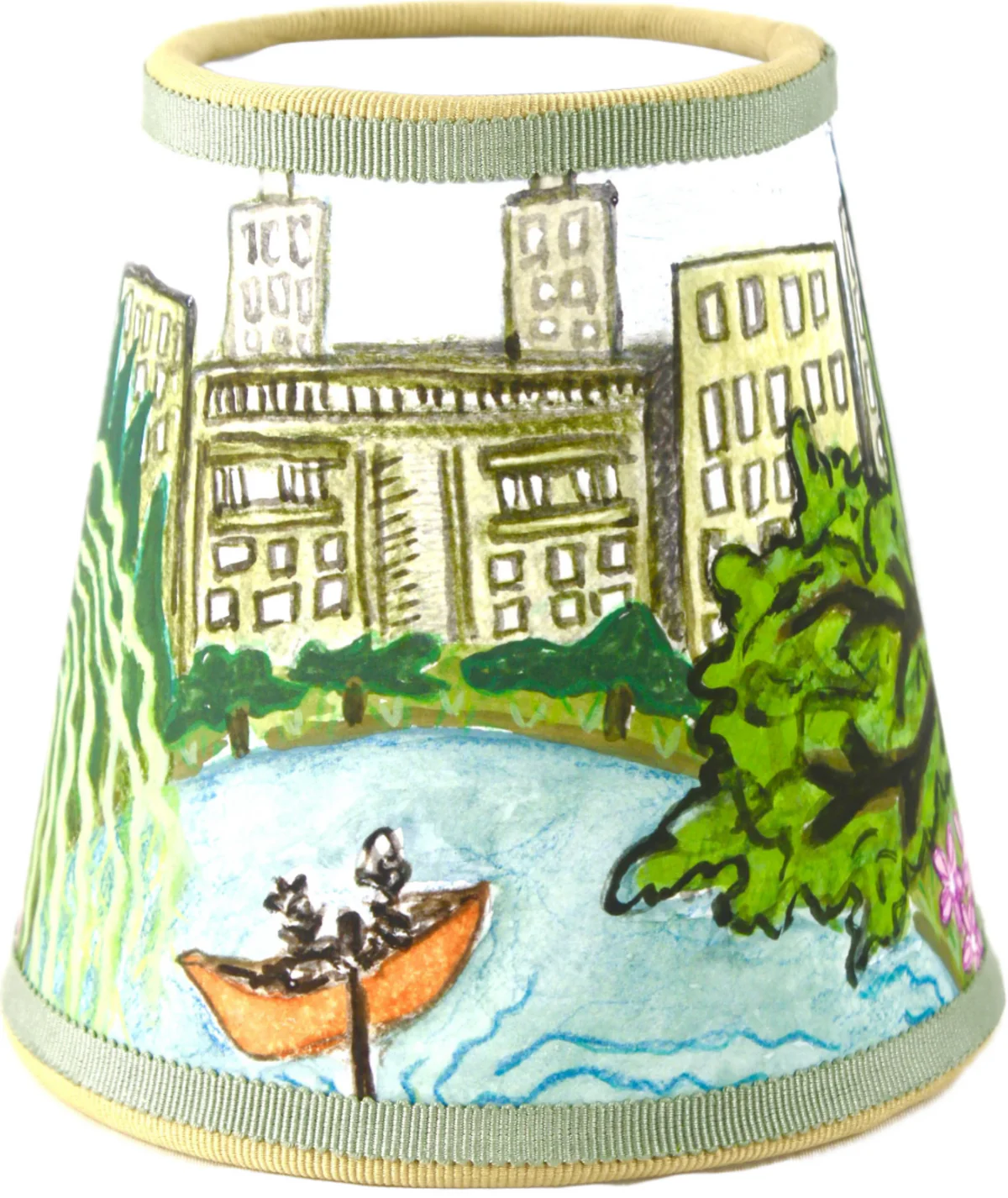 Central Park Scene Lampshade by Maison Maison Design x Zafferano