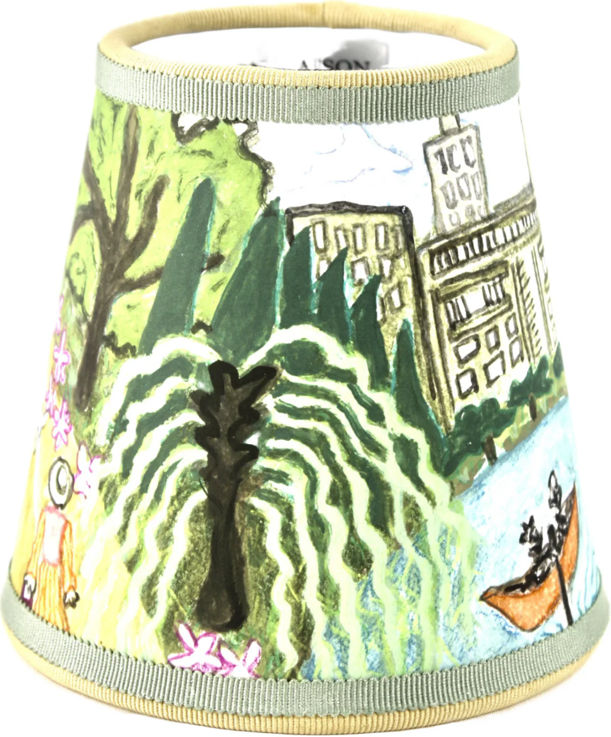 Central Park Scene Lampshade by Maison Maison Design x Zafferano