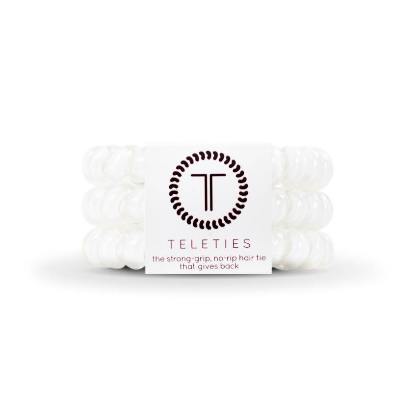 Coconut White Teleties - 2 sizes available - The Preppy Bunny