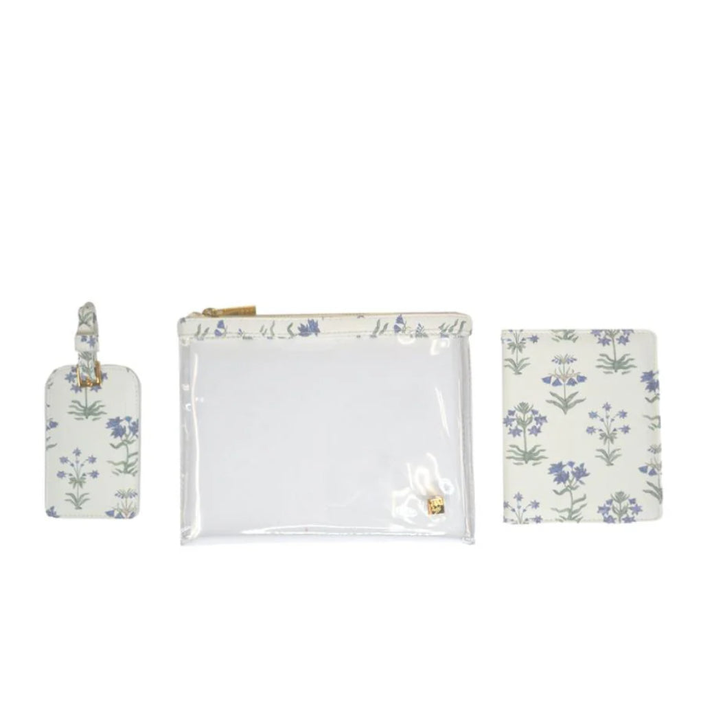 Luxe Saffiano Travel 3 piece Set in Provence