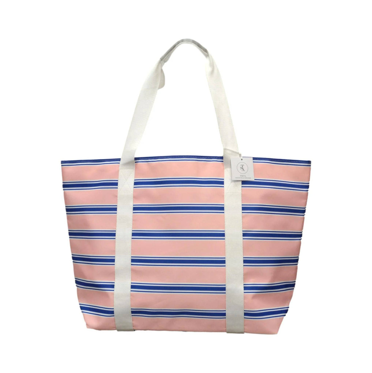 Cabana Tote - Tidal Stripe - 2 colors available - The Preppy Bunny
