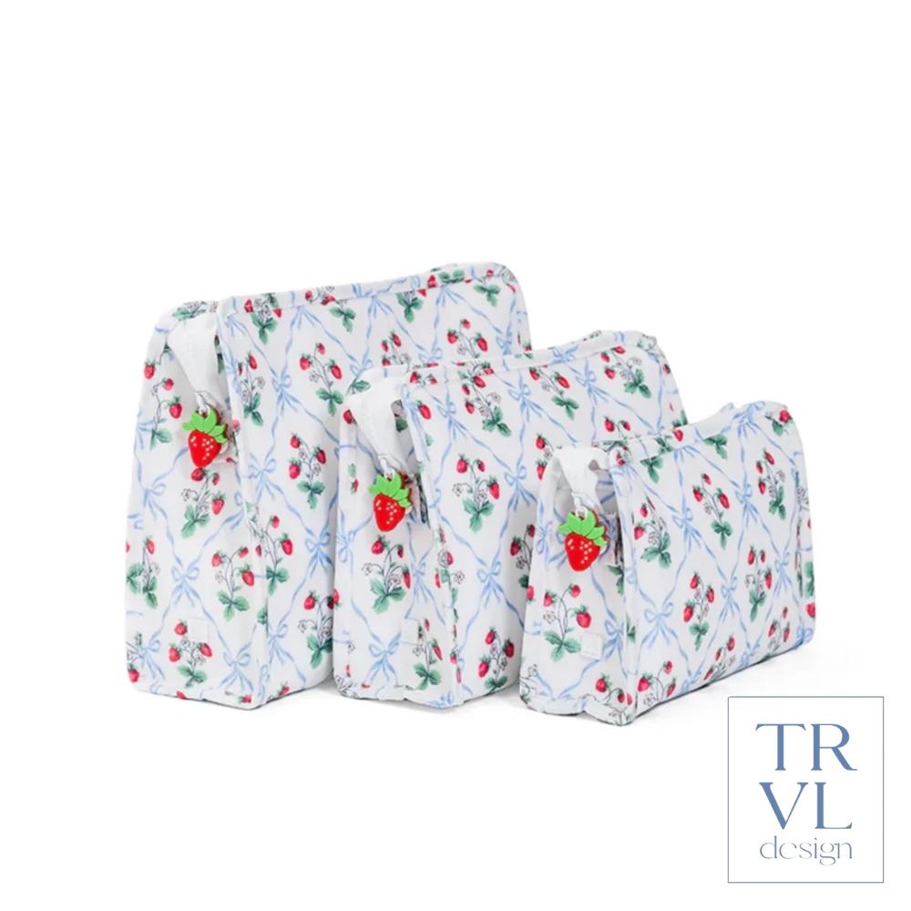 Berry Nice Roadie Pouch - 3 sizes available - The Preppy Bunny