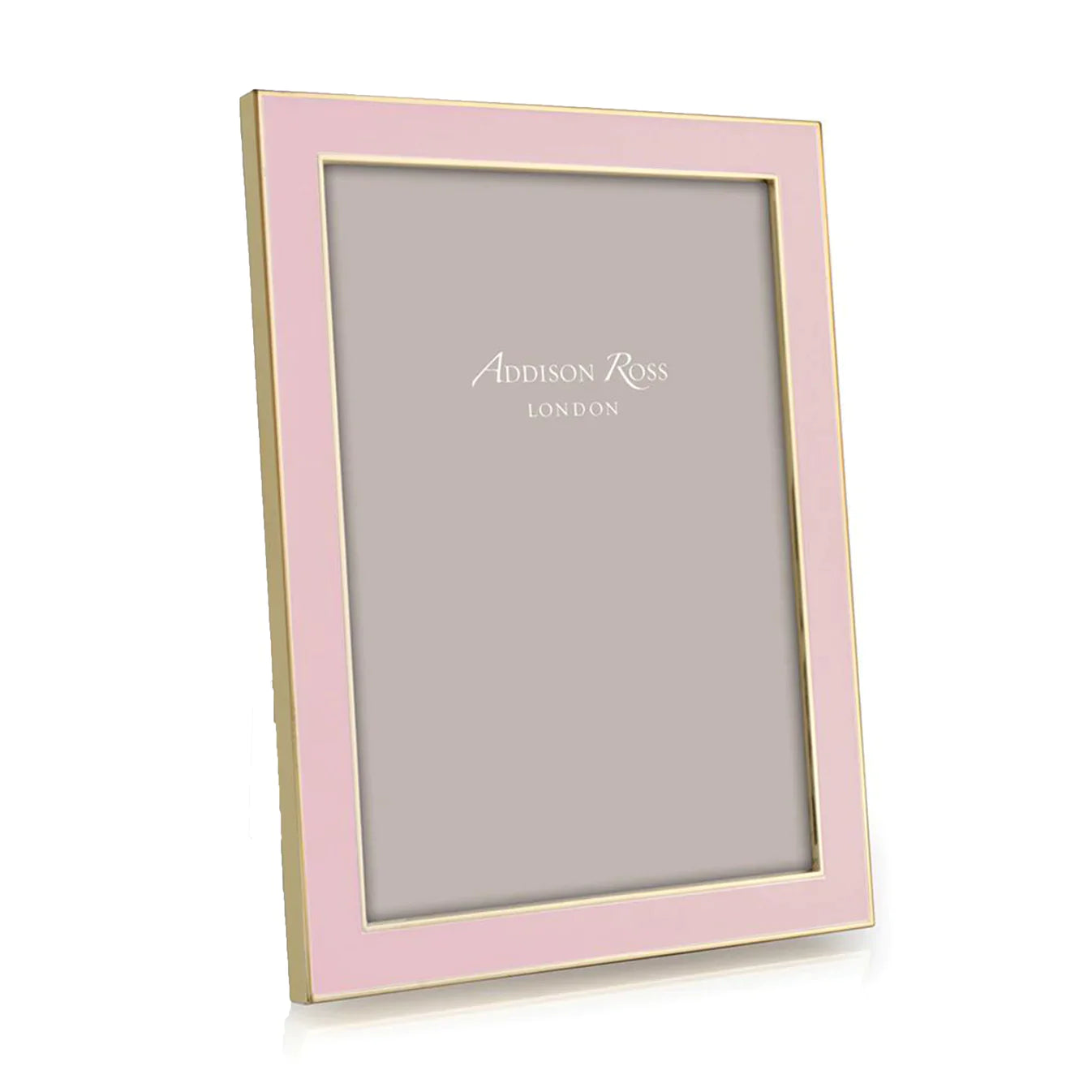 Pale Pink & Gold Enamel Picture Frame - 5x7 - The Preppy Bunny