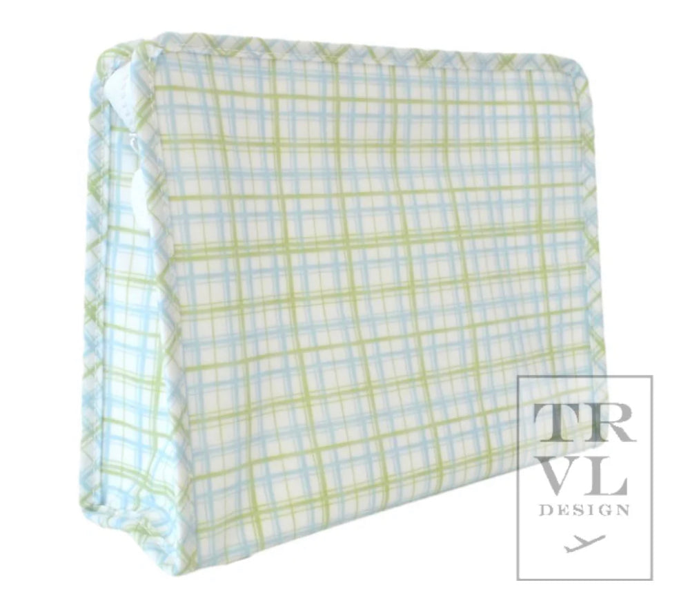 Blue and Green Plaid Roadie - 2 sizes - The Preppy Bunny