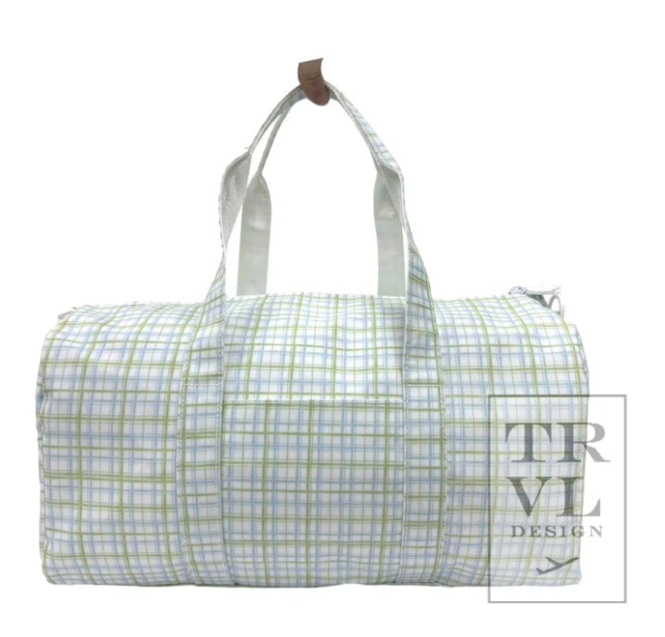 Weekender in Classic Plaid - The Preppy Bunny