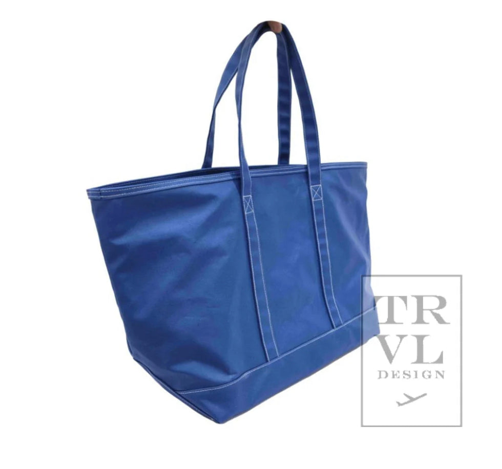 Maxi Tote in Blue Bell - The Preppy Bunny