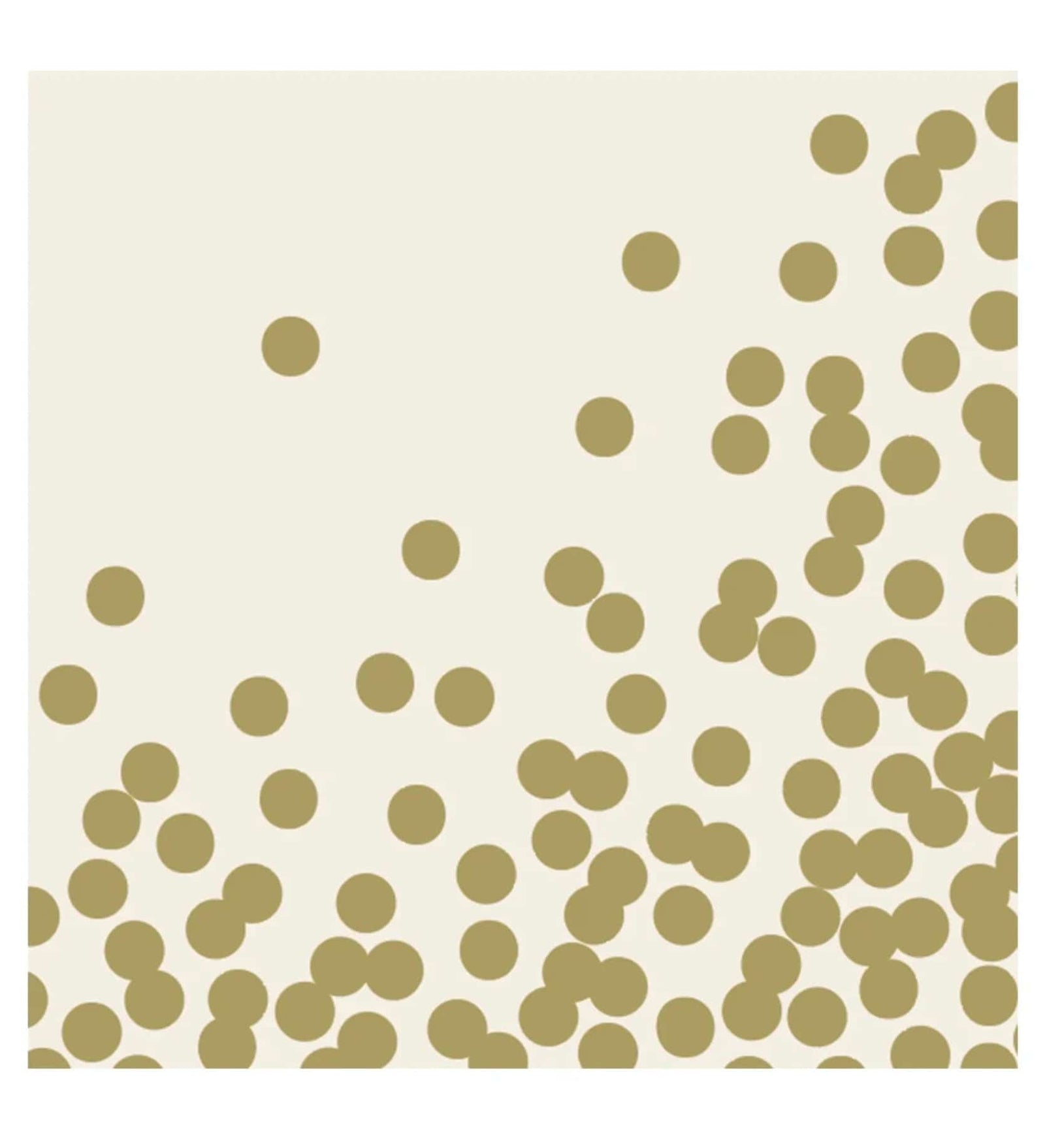 Gold Confetti Paper Napkins - 2 sizes available - The Preppy Bunny