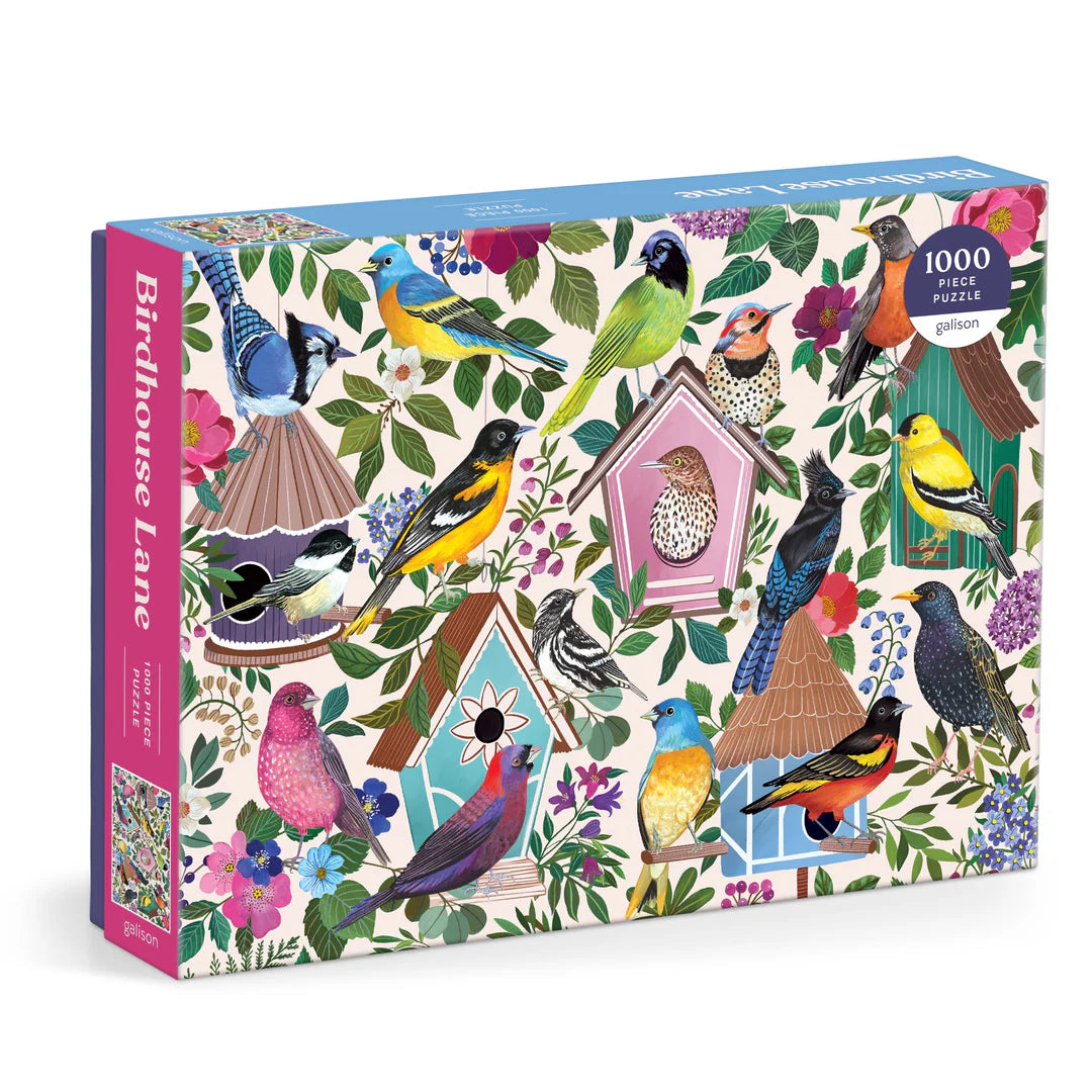 Birdhouse Lane 1000 Piece Puzzle - The Preppy Bunny