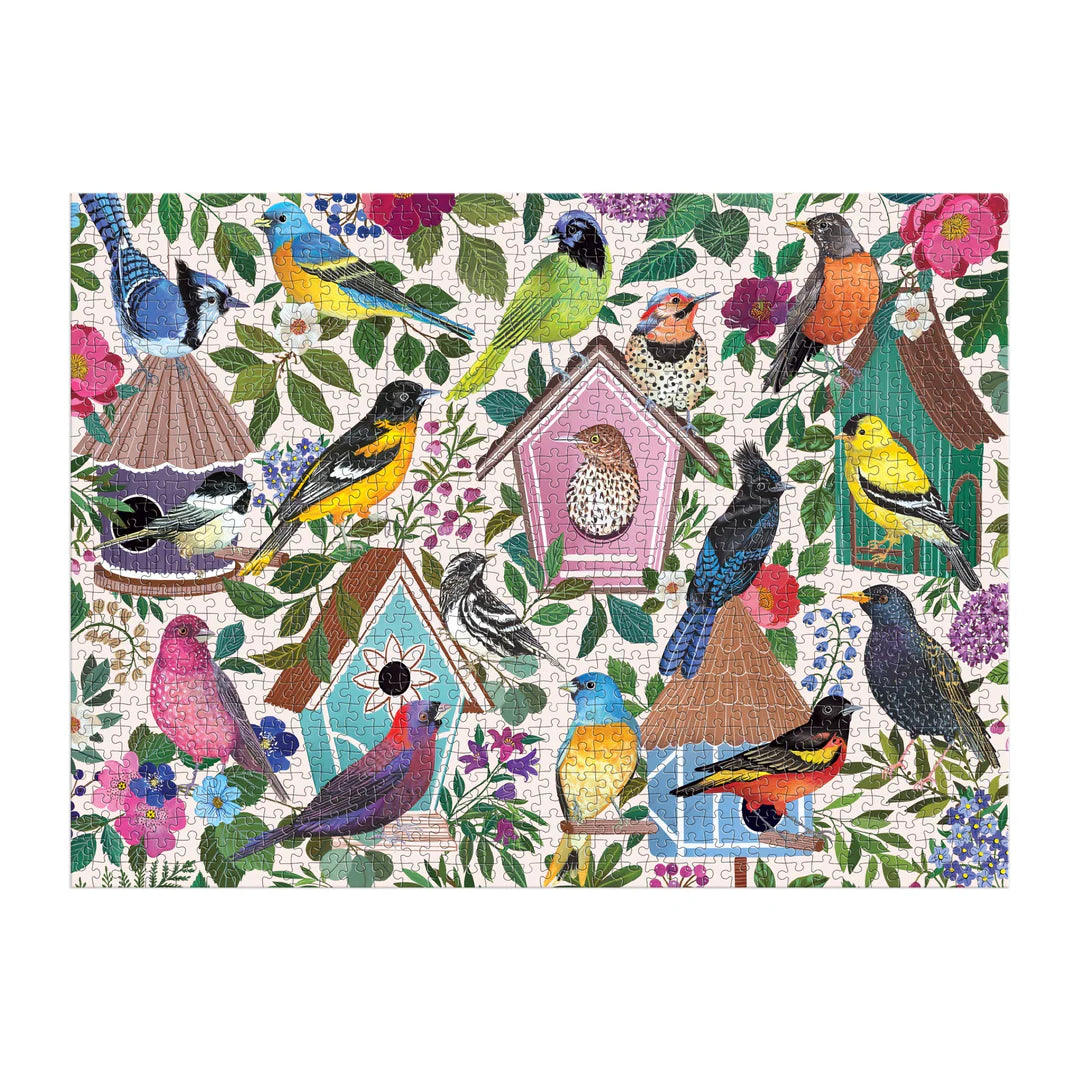 Birdhouse Lane 1000 Piece Puzzle - The Preppy Bunny