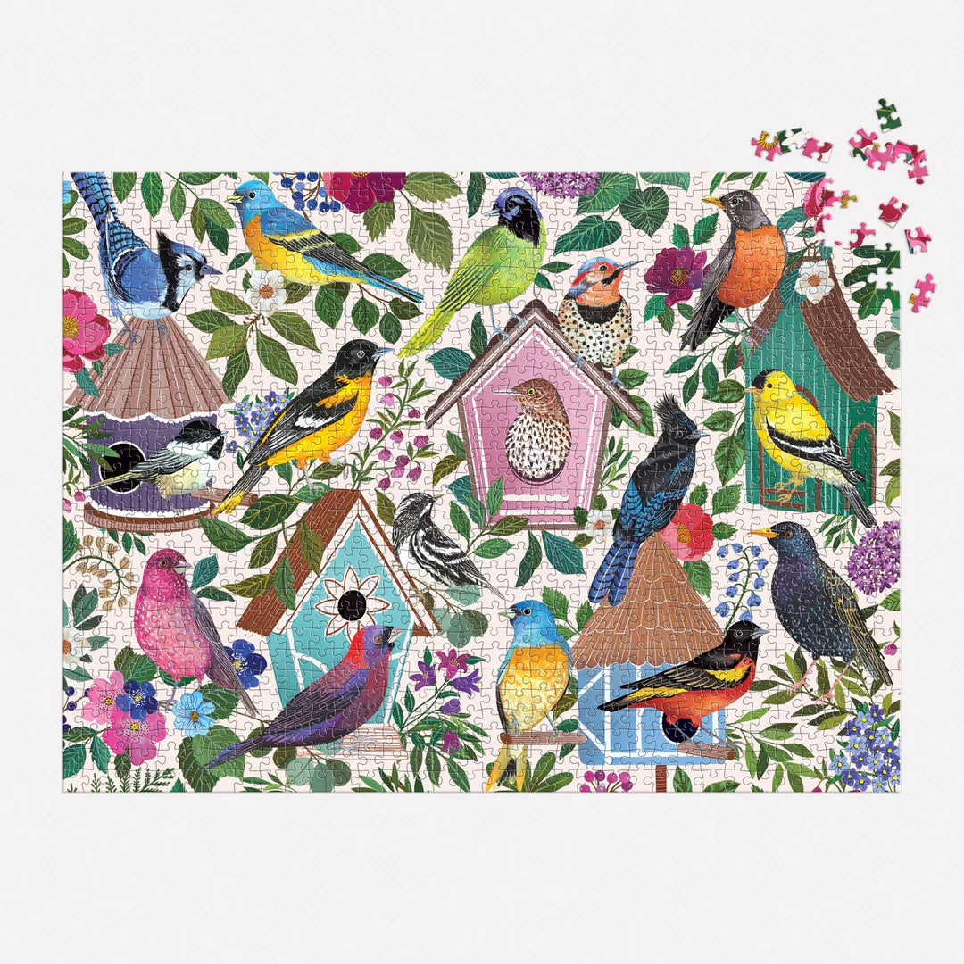 Birdhouse Lane 1000 Piece Puzzle - The Preppy Bunny