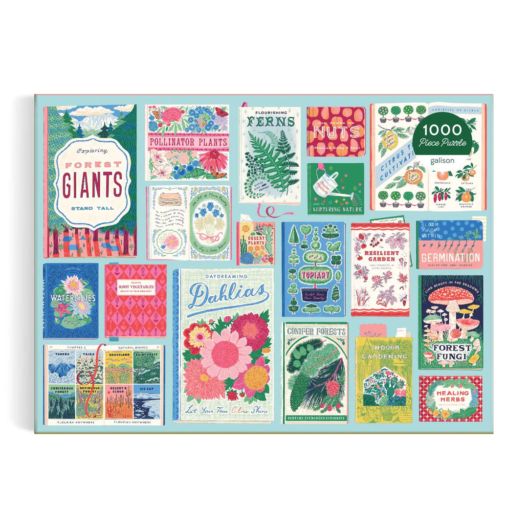 Ever Upward Botanist Bookshelf 1000 Piece Puzzle - The Preppy Bunny