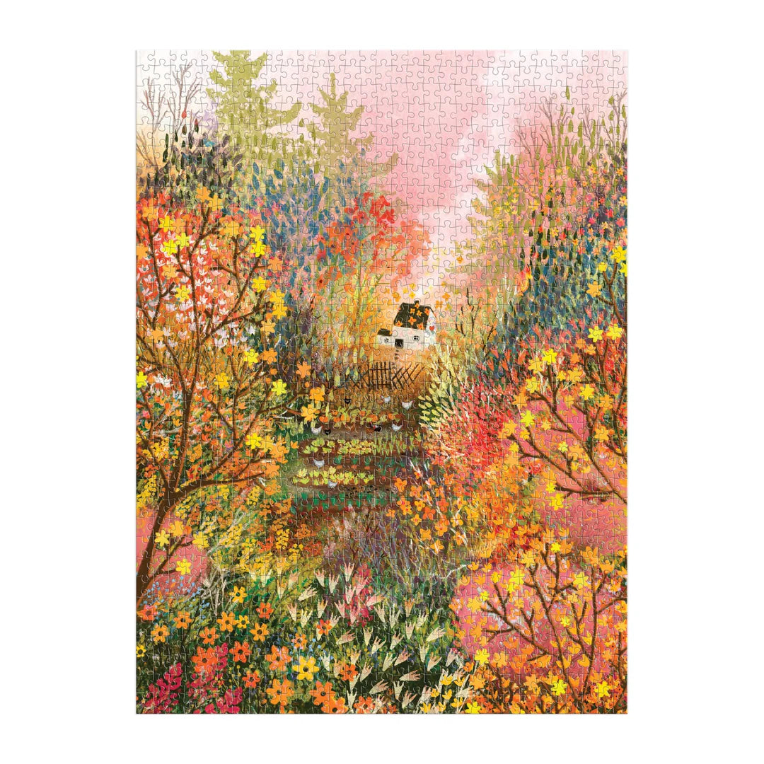 Autumn in the Meadow 1000 Piece Puzzle - The Preppy Bunny