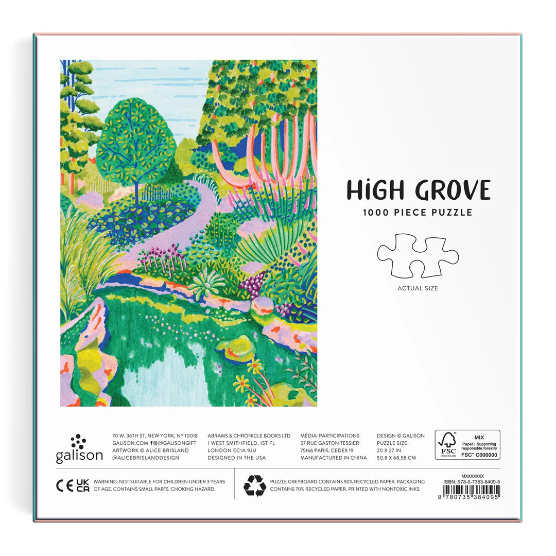 High Grove 1000 Piece Puzzle - The Preppy Bunny