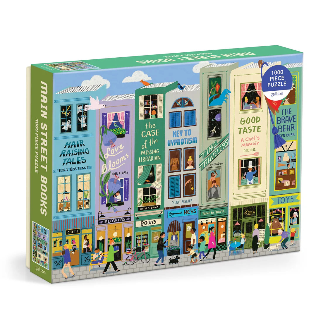 Main Street Books 1000 Piece Puzzle - The Preppy Bunny