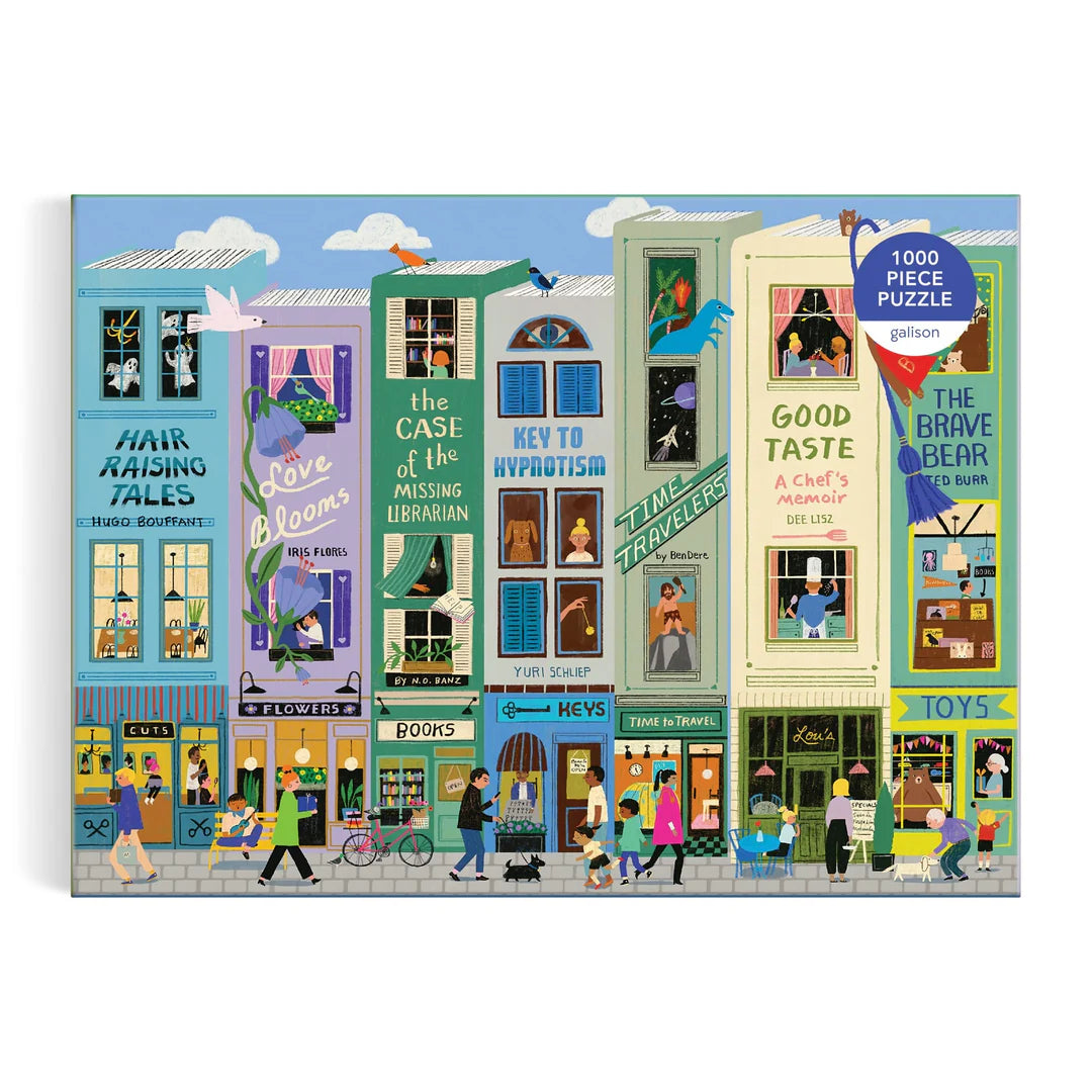 Main Street Books 1000 Piece Puzzle - The Preppy Bunny