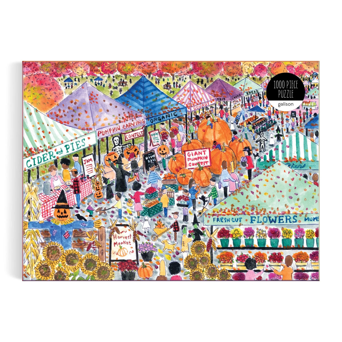 Michael Storrings Harvest Market 1000 Piece Puzzle - The Preppy Bunny