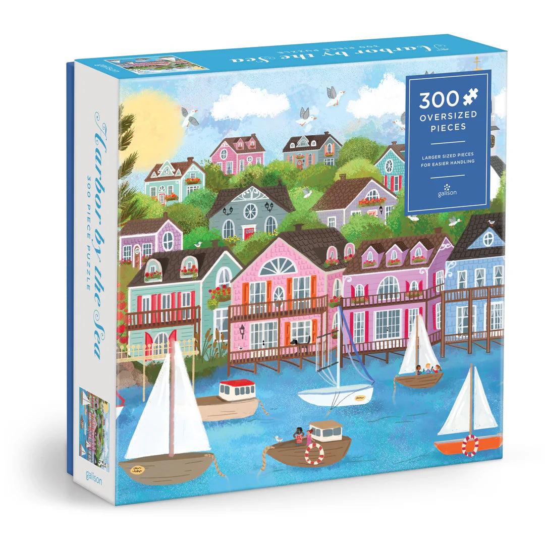 Joy Laforme Harbor by the Sea 300 Piece Puzzle - The Preppy Bunny