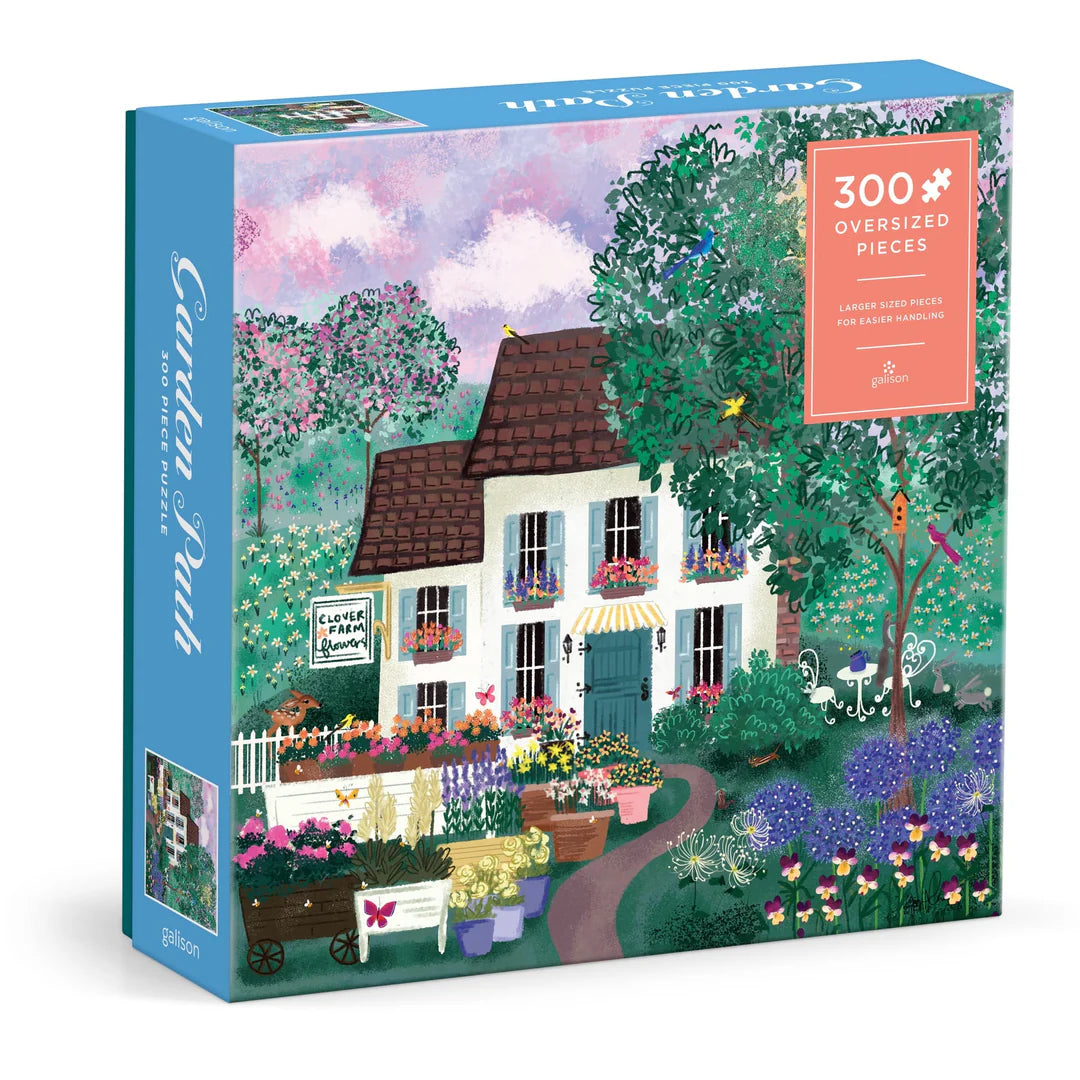Joy Laforme Garden Path 300 Piece Puzzle - The Preppy Bunny