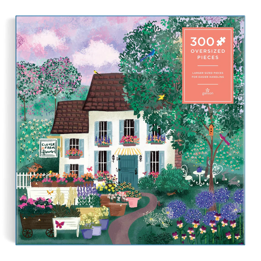 Joy Laforme Garden Path 300 Piece Puzzle - The Preppy Bunny