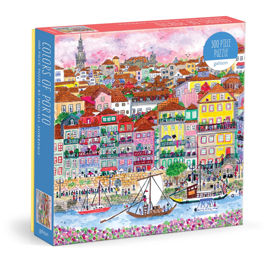 Michael Storrings Colors of Porto 500 Piece Puzzle - The Preppy Bunny
