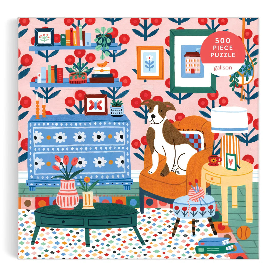 Pattern & Petal 500 Piece Puzzle - The Preppy Bunny