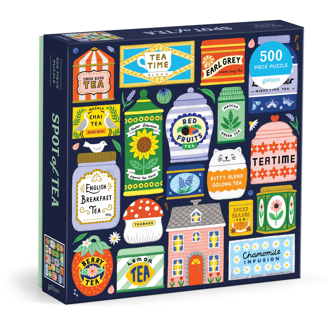 Spot of Tea 500 Piece Puzzle - The Preppy Bunny
