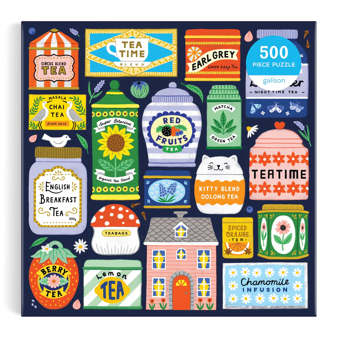Spot of Tea 500 Piece Puzzle - The Preppy Bunny