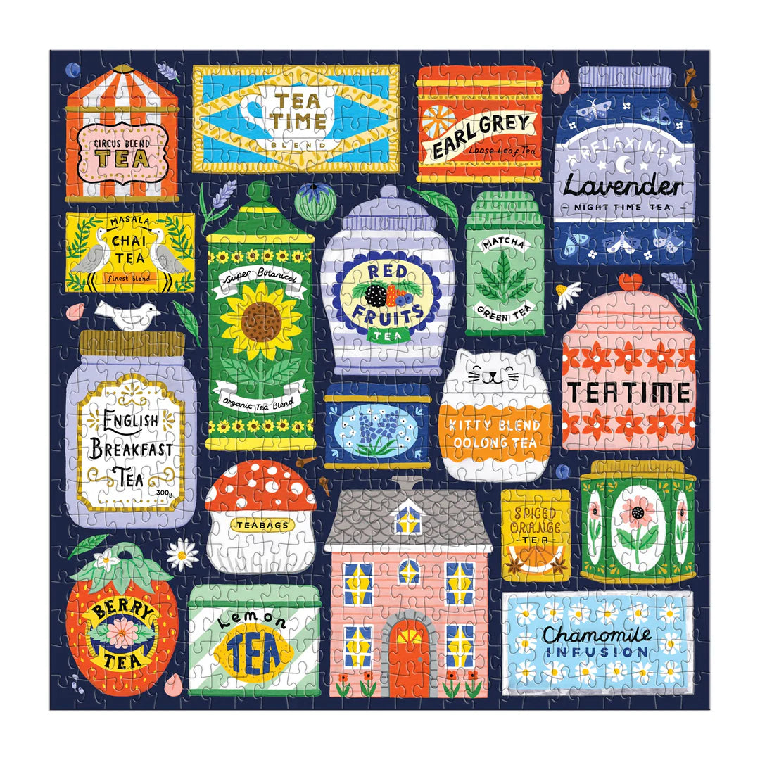 Spot of Tea 500 Piece Puzzle - The Preppy Bunny