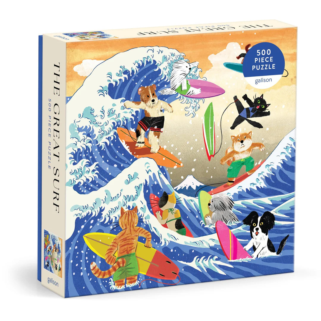 The Great Surf 500 Piece Puzzle - The Preppy Bunny