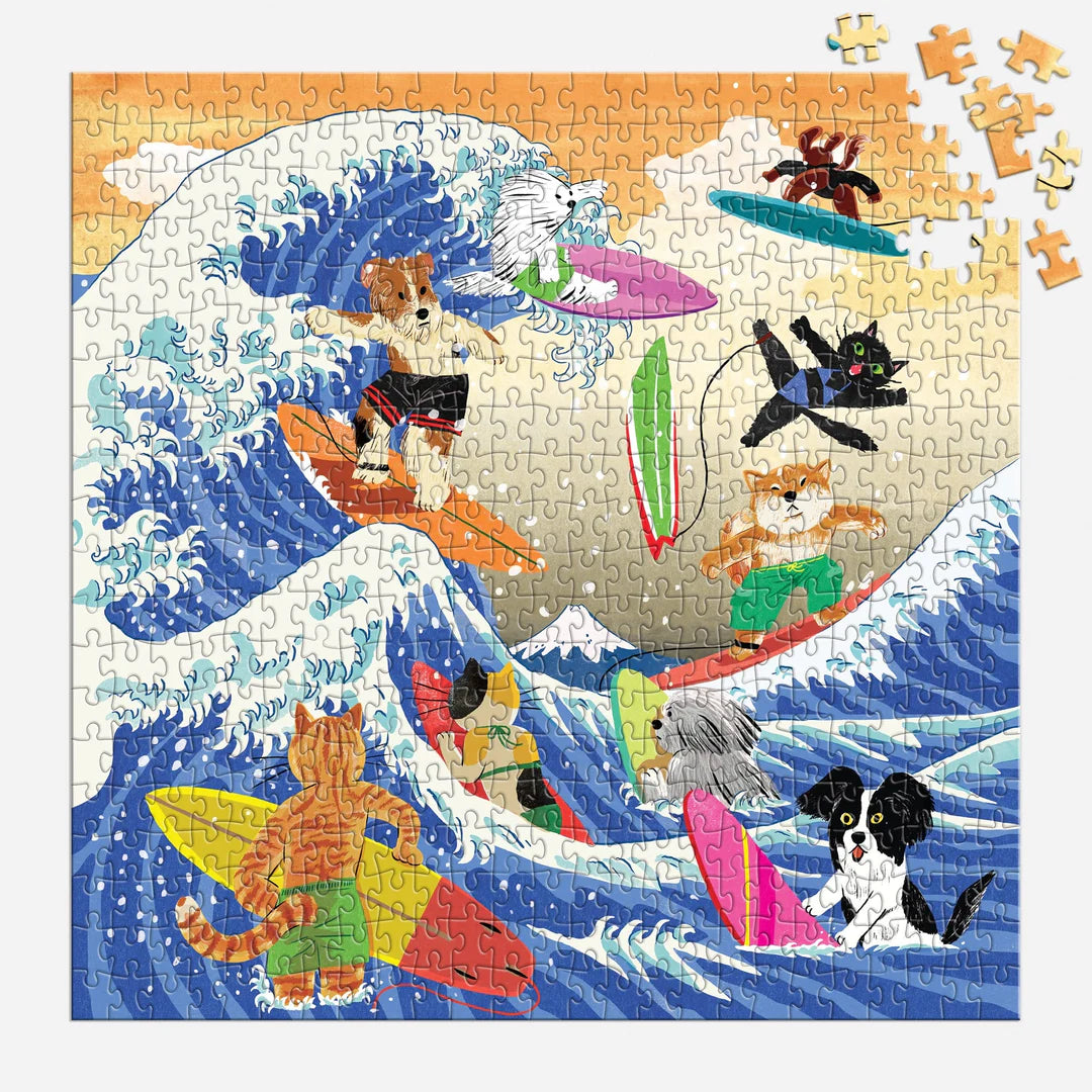 The Great Surf 500 Piece Puzzle - The Preppy Bunny