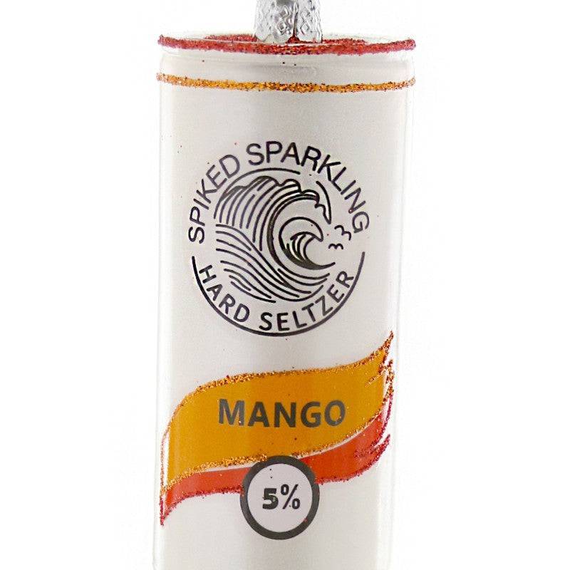 Spiked Seltzer Ornament - Mango - The Preppy Bunny