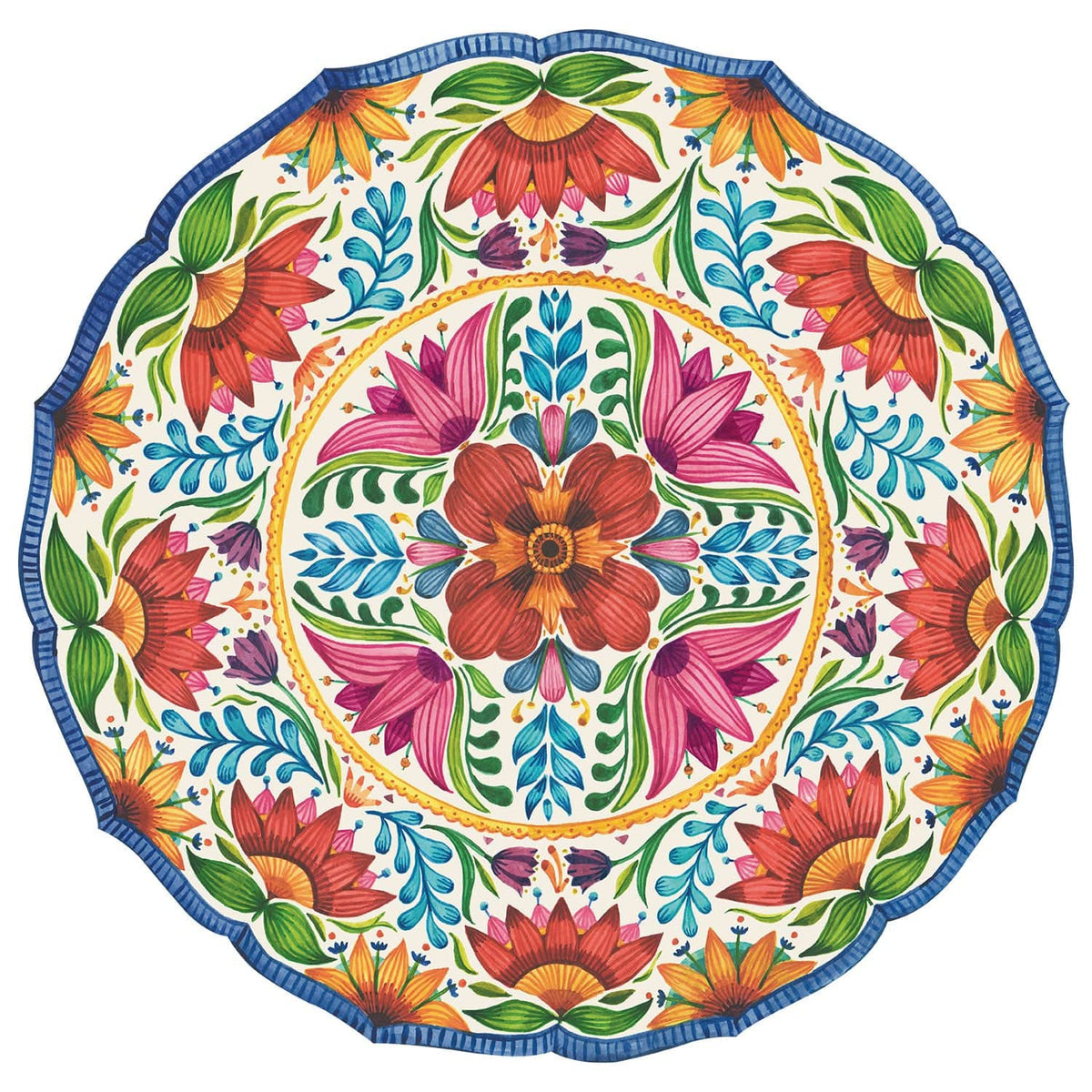 Die-Cut Fiesta Floral Placemats - The Preppy Bunny