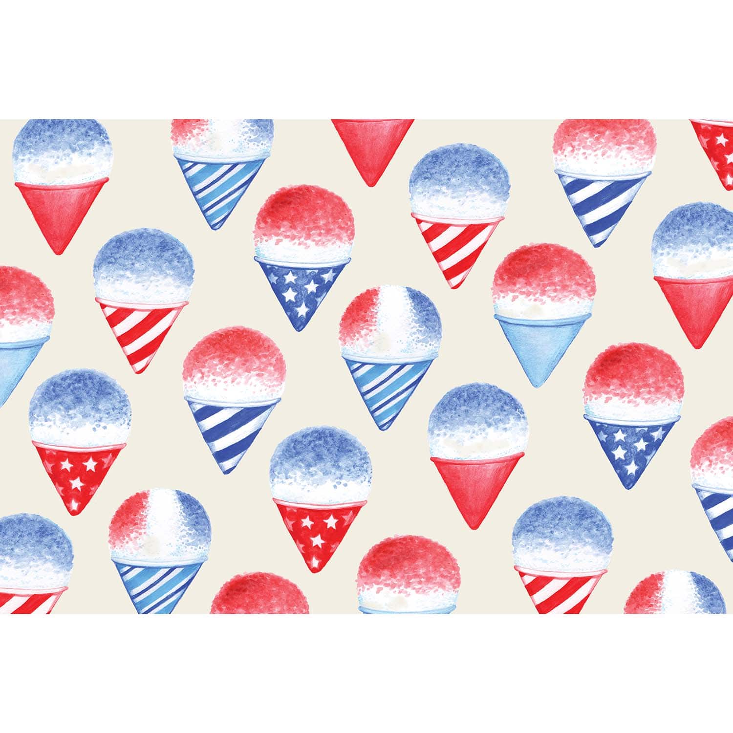 Snow Cone Placemats - The Preppy Bunny
