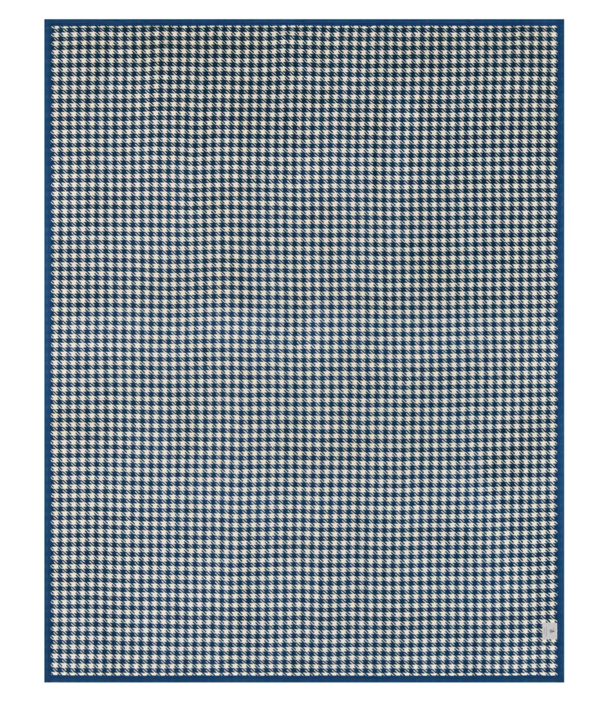 Houndstooth Navy Blanket by ChappyWrap