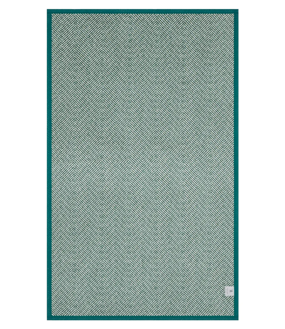 Harborview Herringbone Evergreen Blanket by ChappyWrap - The Preppy Bunny