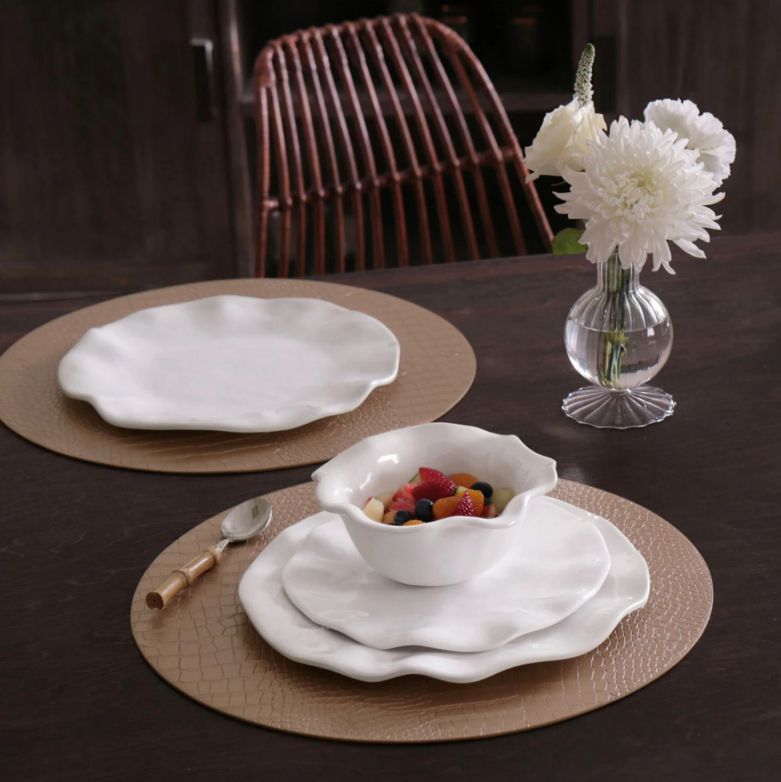 VIDA Havana 9&quot; Salad Plate in White