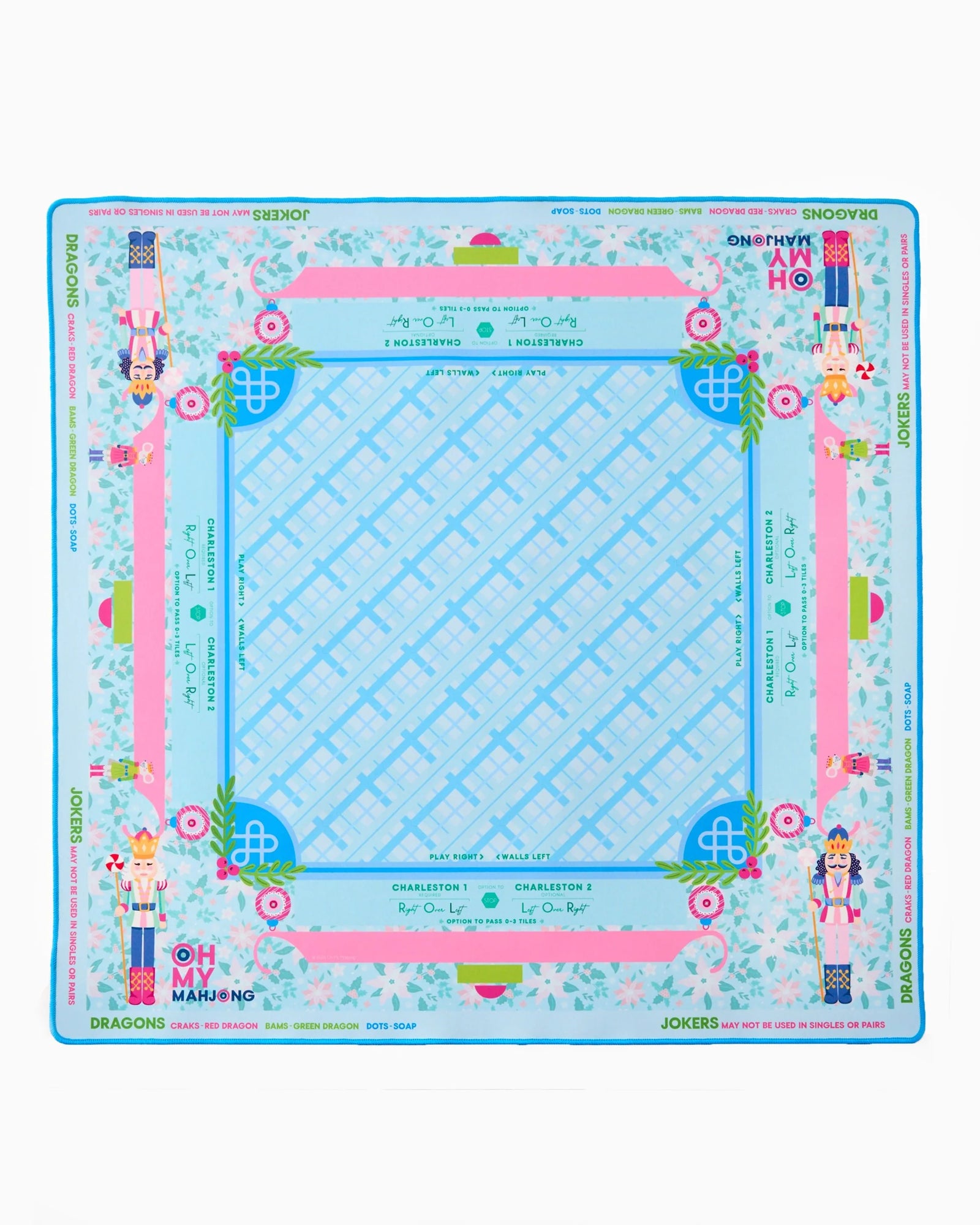 Sugarplum Mahjong Mat - The Preppy Bunny