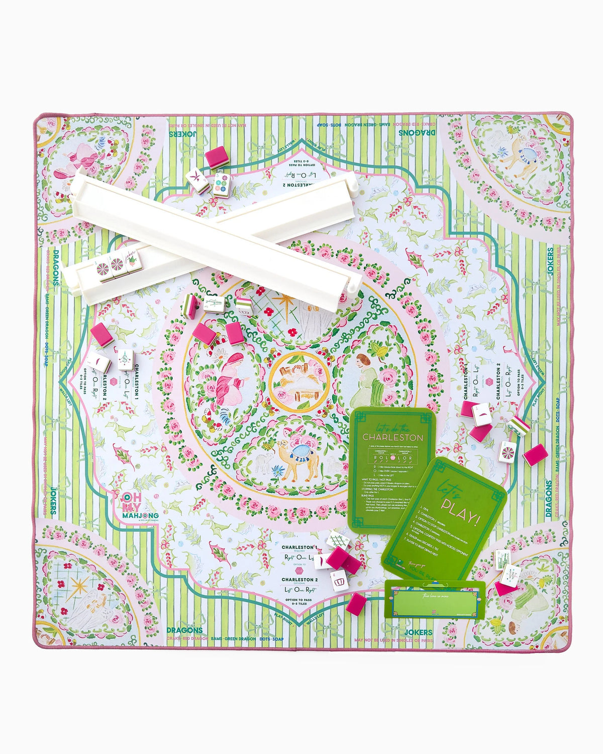 Silent Night Mahjong Mat - The Preppy Bunny