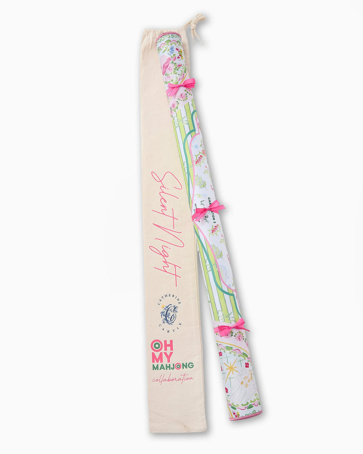 Silent Night Mahjong Mat - The Preppy Bunny