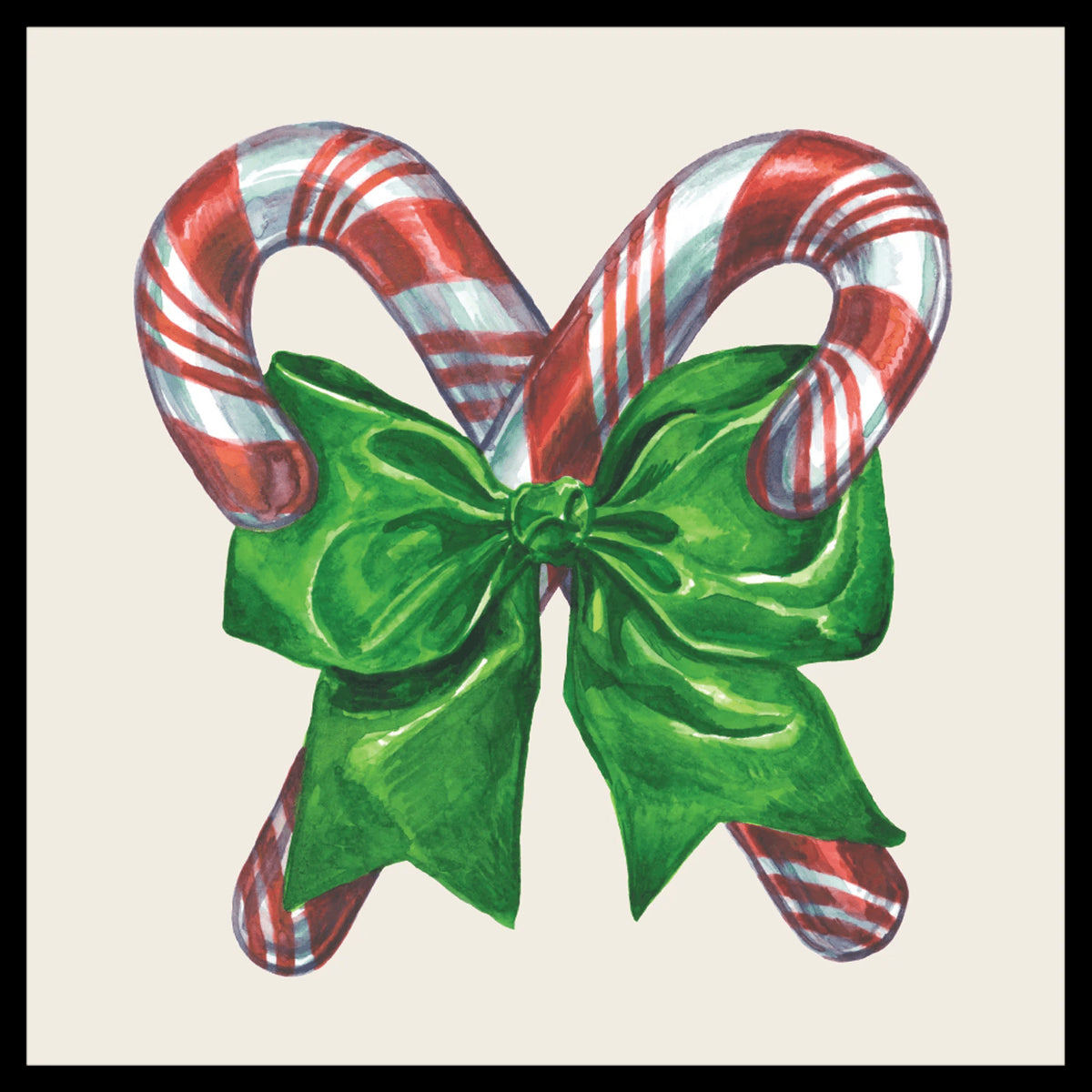 Candy Cane Napkins - 2 sizes available - The Preppy Bunny