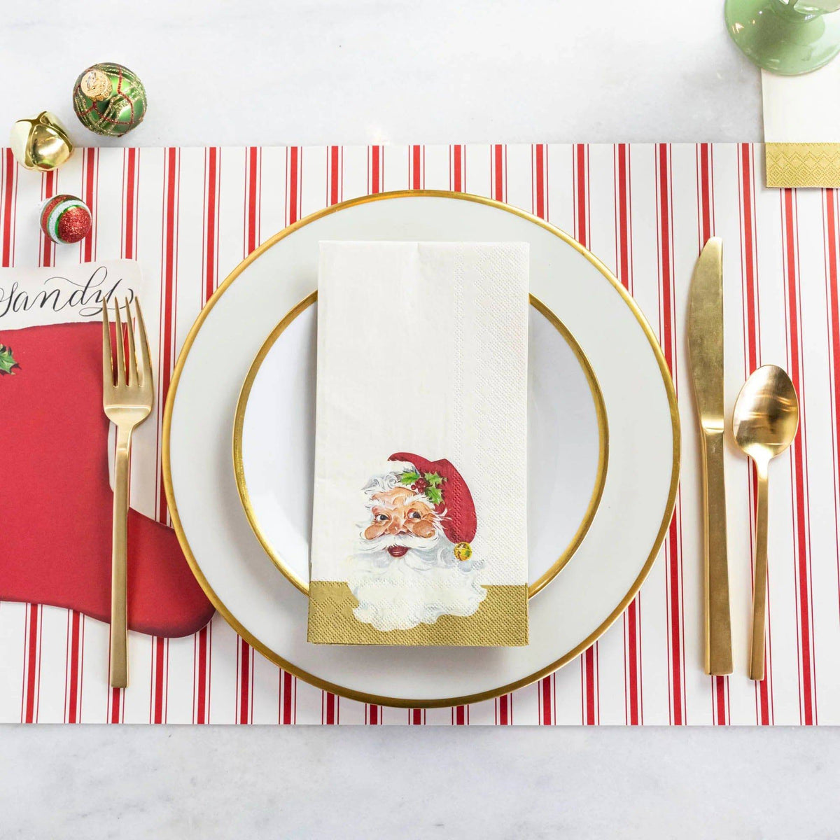 Santa Napkins - 2 sizes available - The Preppy Bunny