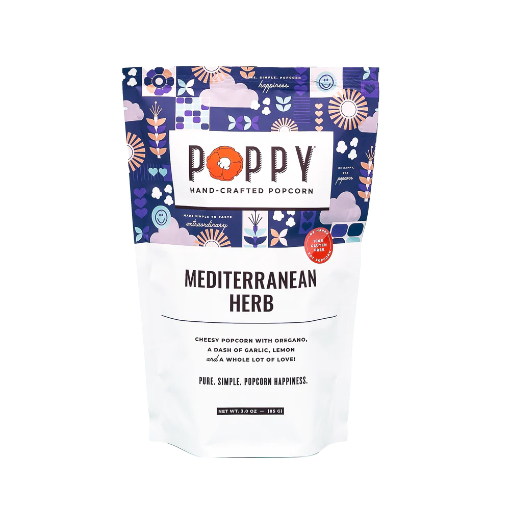 Mediterranean Herb Popcorn - The Preppy Bunny
