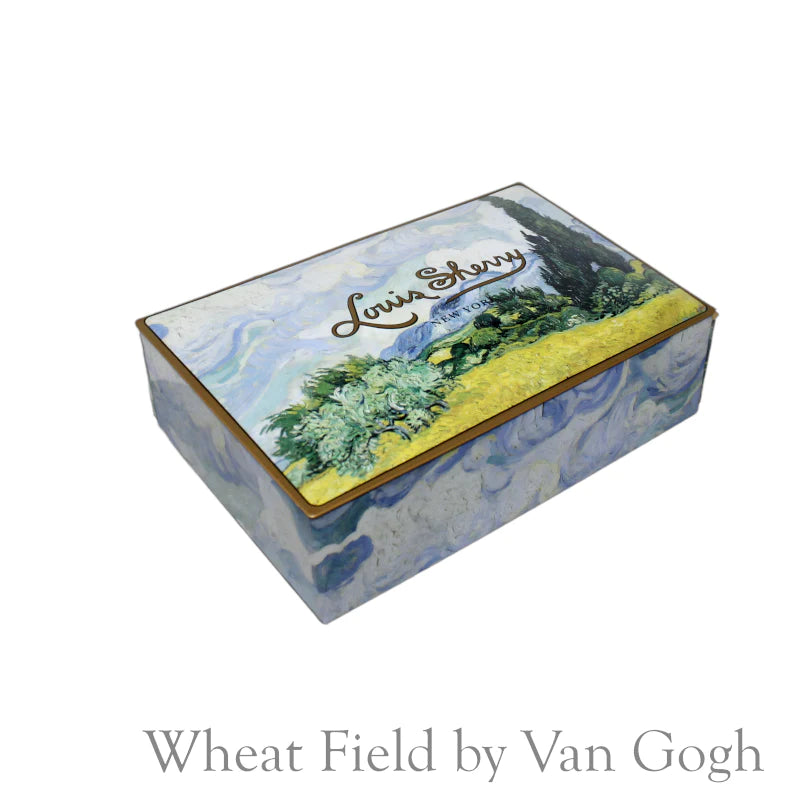 Louis Sherry Chocolates in Wheatfields by Van Gogh Tin - The Preppy Bunny
