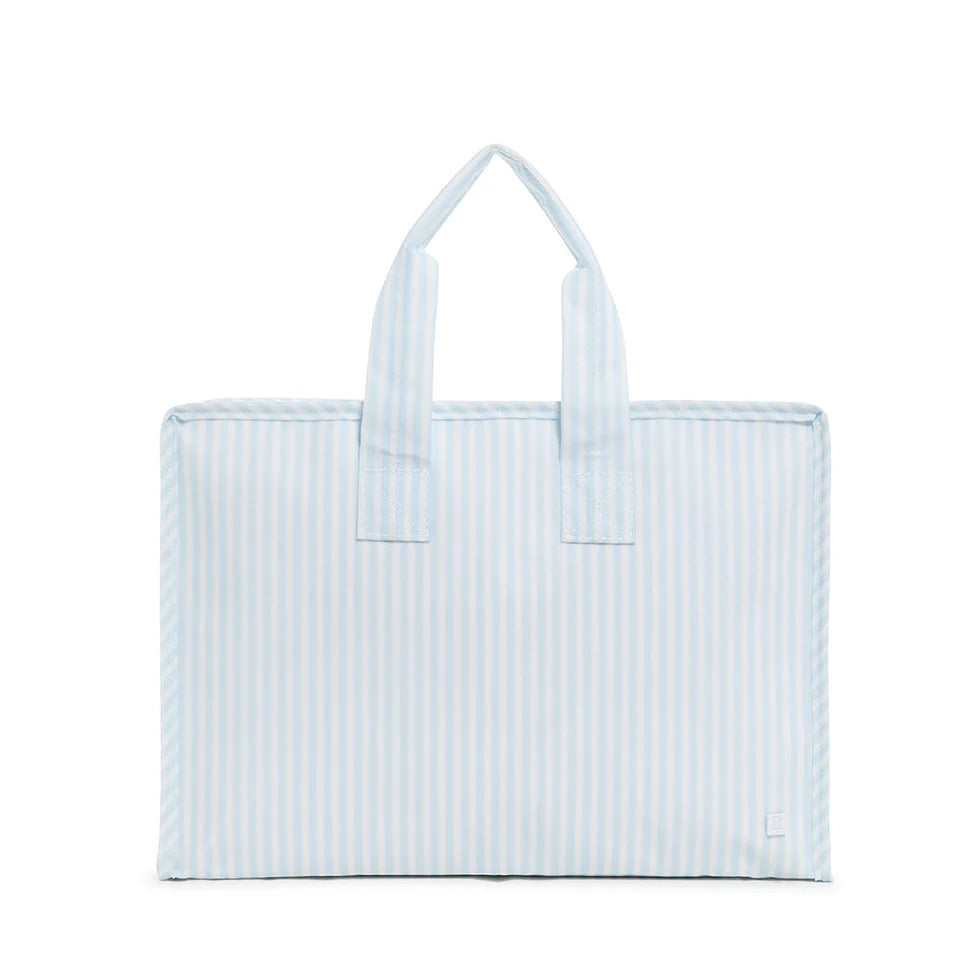 Zip Top Tote in Pimlico Stripe Blue